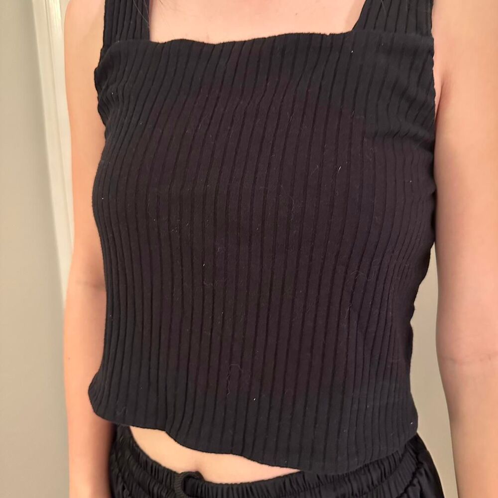 American-eagle-outfitters Women's Black Crop-top